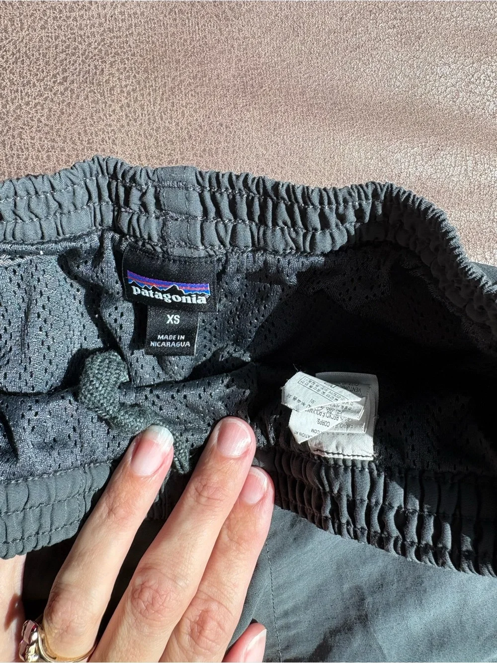 Patagonia Men's Grey Elastic-Waist Shorts
